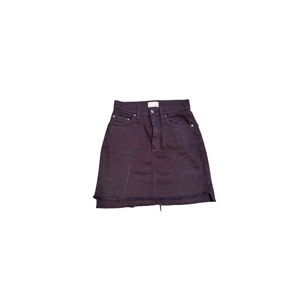 wilfred free black denim skirt
